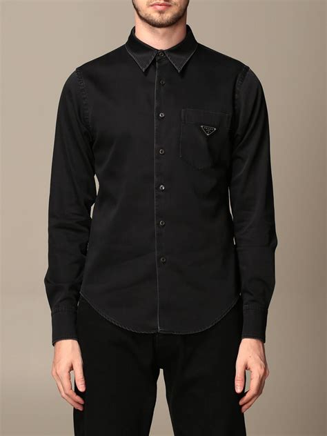 prada padra shirt|prada black dress shirt.